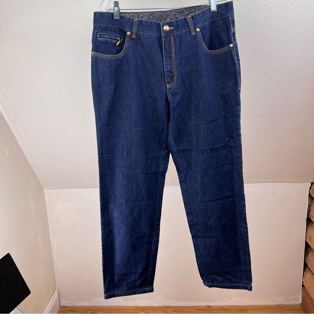 ZILLI Luxury French Jeans. NWOT. 100% Silk Lining at Waist and inside Pockets.